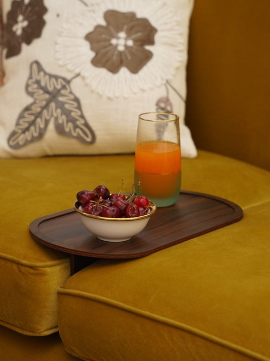 Contemporary Oval Sofa Tray
