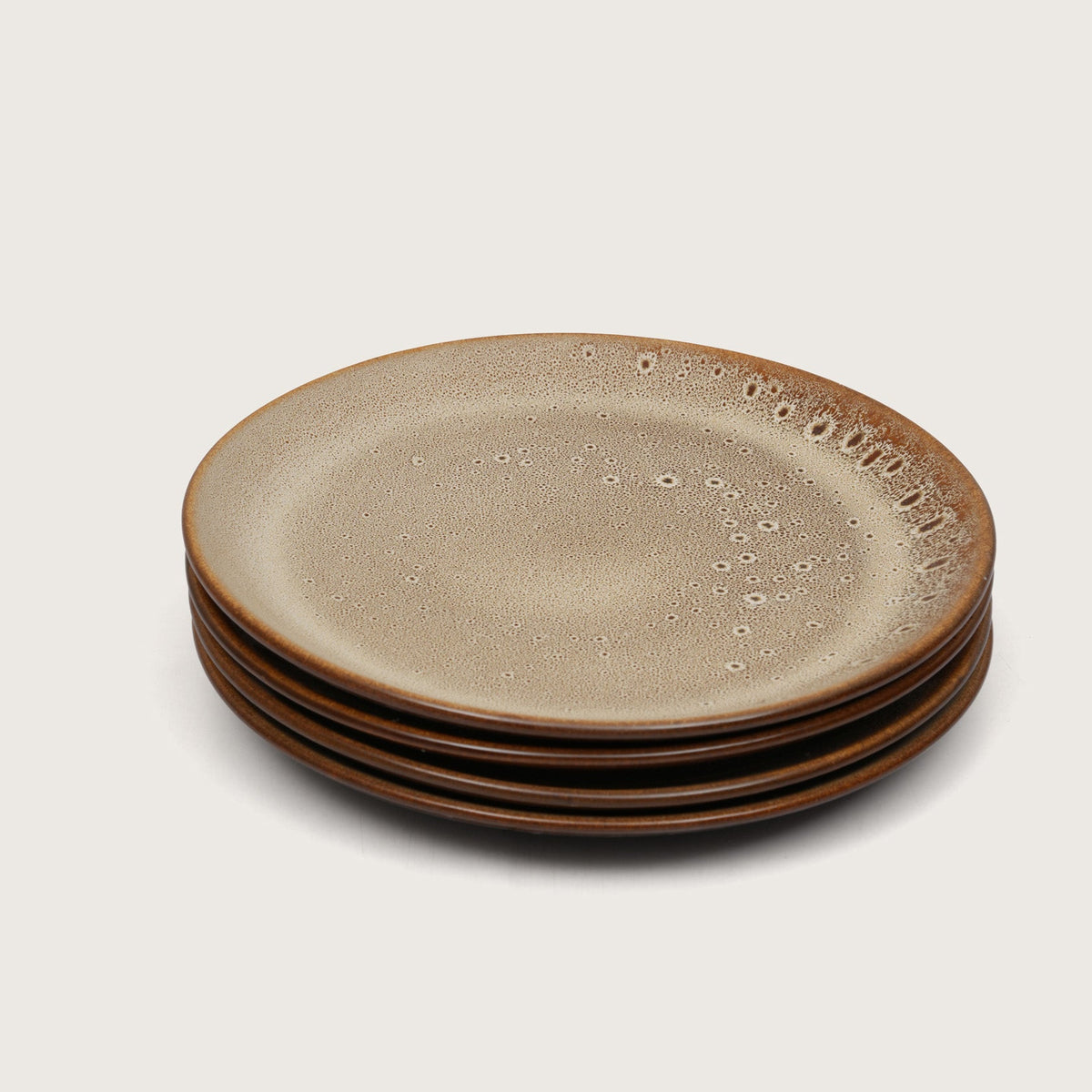 Rustic Earth Dinner Plate: Set of 4