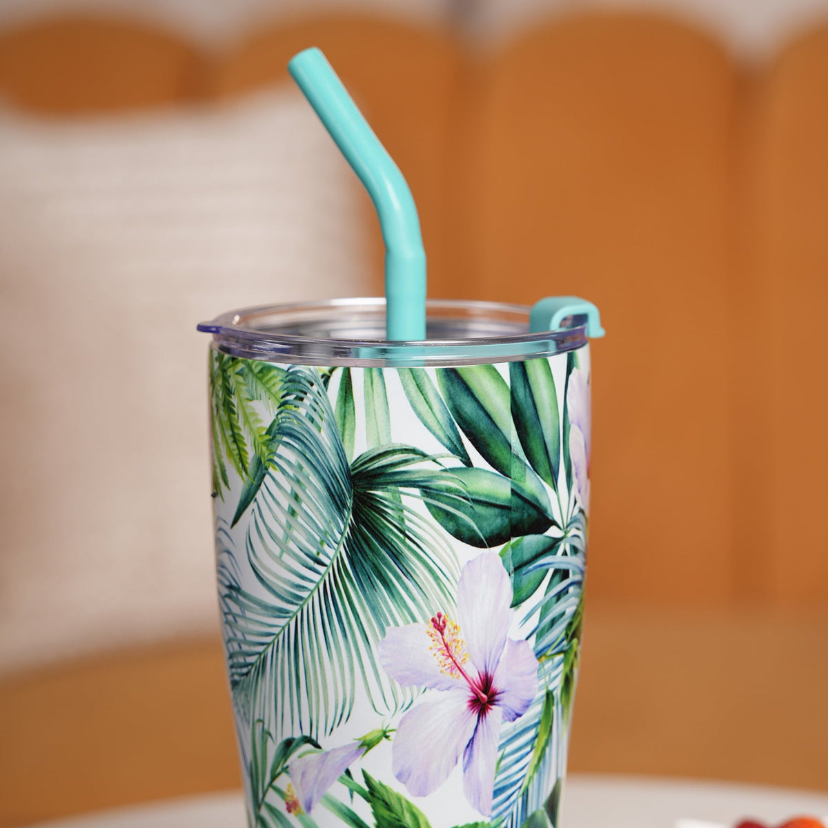 Tropical Hibiscus Insulated Tumbler