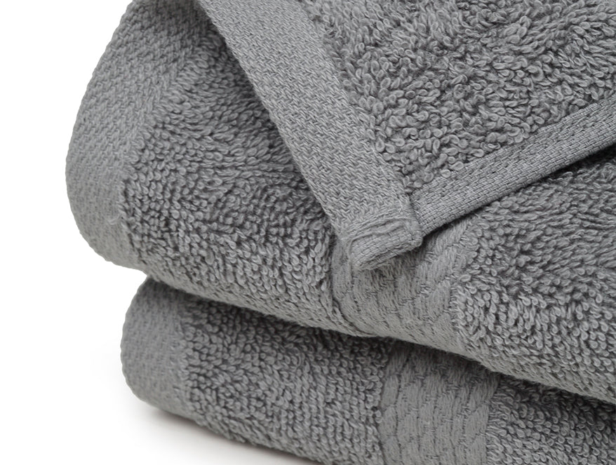 HOME 360 Hand Towel Set of 2, | 40X60 CM | 100% Cotton | Perfect for everyday use | Colorfas