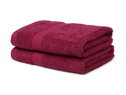 HOME 360 Hand Towel Set of 2, | 40X60 CM | 100% Cotton | Perfect for everyday use | Colorfas
