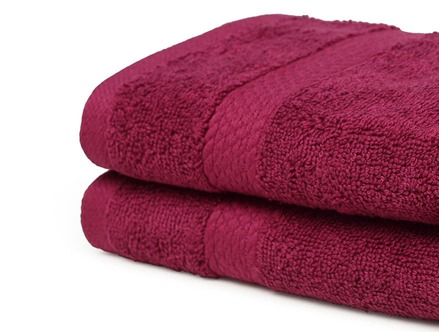 HOME 360 Hand Towel Set of 2, | 40X60 CM | 100% Cotton | Perfect for everyday use | Colorfas