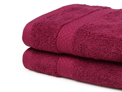 HOME 360 Hand Towel Set of 2, | 40X60 CM | 100% Cotton | Perfect for everyday use | Colorfas