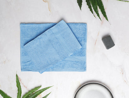 HOME 360 Hand Towel Set of 2, | 40X60 CM | 100% Cotton | Perfect for everyday use | Colorfas