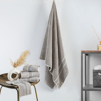 Super-Soft Water & Soil Hand Towel Set of 2|Luxurious Blend of Cotton & Bamboo Fiber Towel for Bathing|40X60 CM