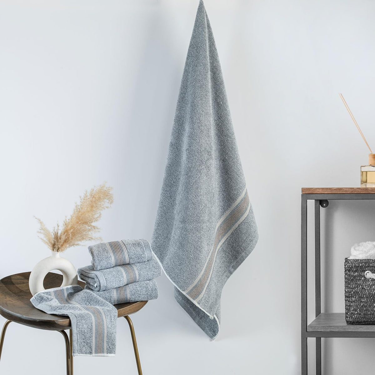 Super-Soft Water & Soil Bath Towel|Luxurious Blend of Cotton & Bamboo Fiber Towel for Bathing|75X150 CM