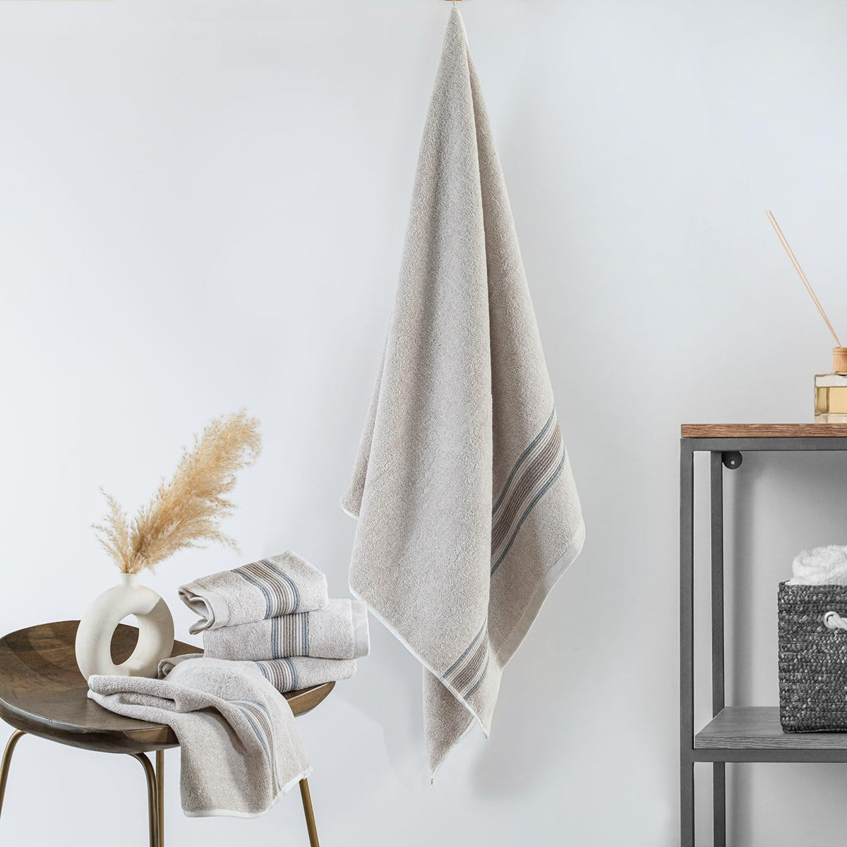 Super-Soft Water & Soil Bath Towel|Luxurious Blend of Cotton & Bamboo Fiber Towel for Bathing|75X150 CM