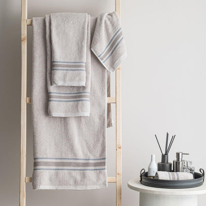 Super-Soft Water & Soil Hand Towel Set of 2|Luxurious Blend of Cotton & Bamboo Fiber Towel for Bathing|40X60 CM