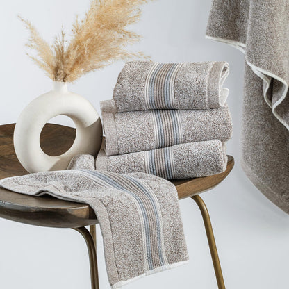 Super-Soft Water & Soil Hand Towel Set of 2|Luxurious Blend of Cotton & Bamboo Fiber Towel for Bathing|40X60 CM
