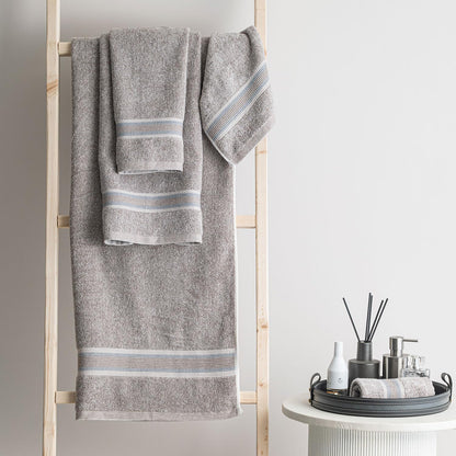 Super-Soft Water & Soil Hand Towel Set of 2|Luxurious Blend of Cotton & Bamboo Fiber Towel for Bathing|40X60 CM