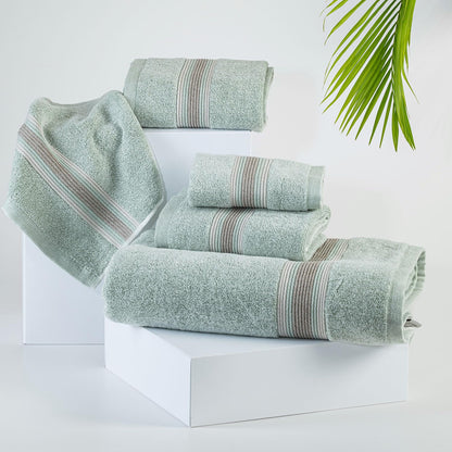 Super-Soft Water & Soil Hand Towel Set of 2|Luxurious Blend of Cotton & Bamboo Fiber Towel for Bathing|40X60 CM