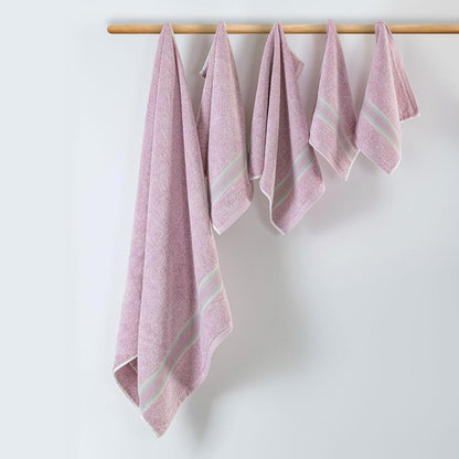 Super-Soft Water & Soil Hand Towel Set of 2|Luxurious Blend of Cotton & Bamboo Fiber Towel for Bathing|40X60 CM