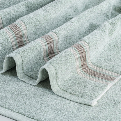 Super-Soft Water & Soil Hand Towel Set of 2|Luxurious Blend of Cotton & Bamboo Fiber Towel for Bathing|40X60 CM