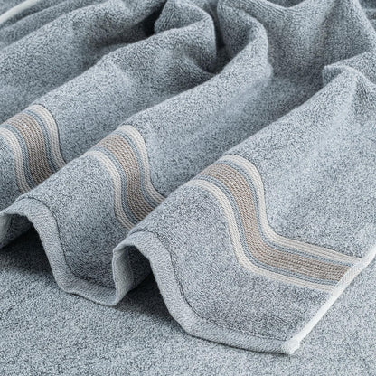 Super-Soft Water & Soil Hand Towel Set of 2|Luxurious Blend of Cotton & Bamboo Fiber Towel for Bathing|40X60 CM