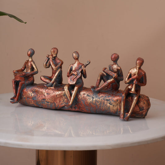 Abstract Miniature Musicians Showpiece