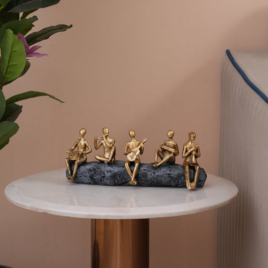 Abstract Miniature Musicians Showpiece