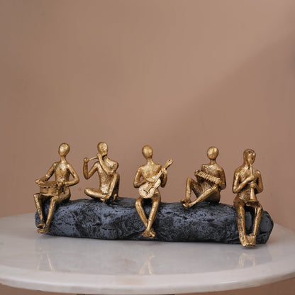 Abstract Miniature Musicians Showpiece