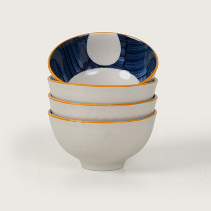 Polka Dot Ceramic Bowls