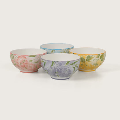 Assorted Floral Ceramic Bowl