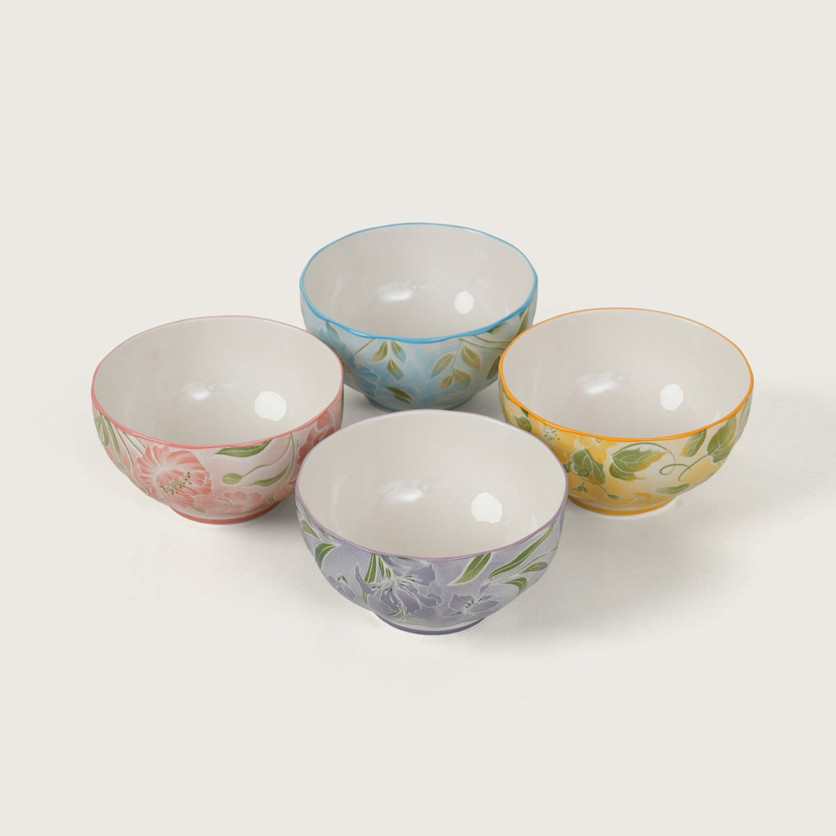 Assorted Floral Ceramic Bowl