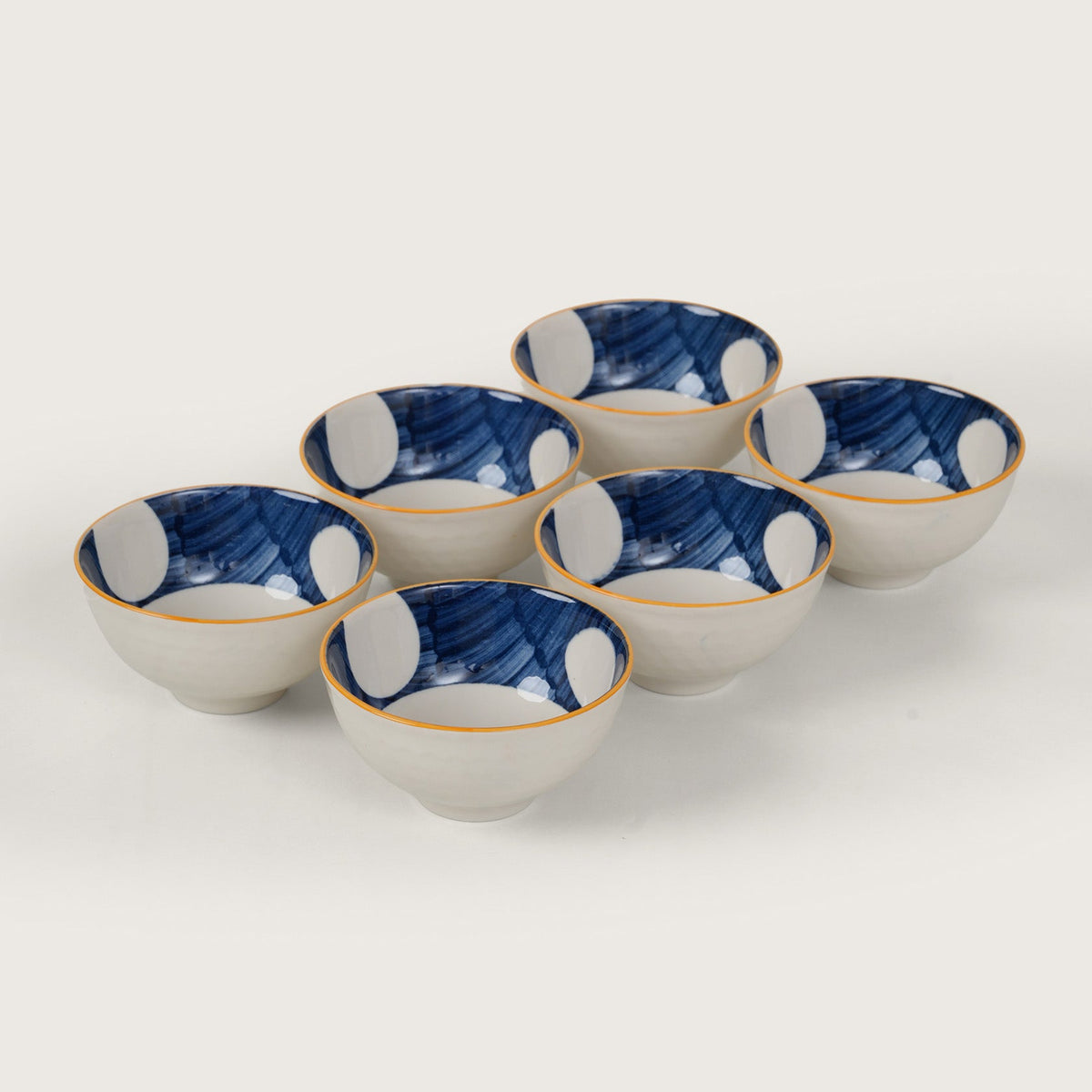 Polka Dot Ceramic Bowls