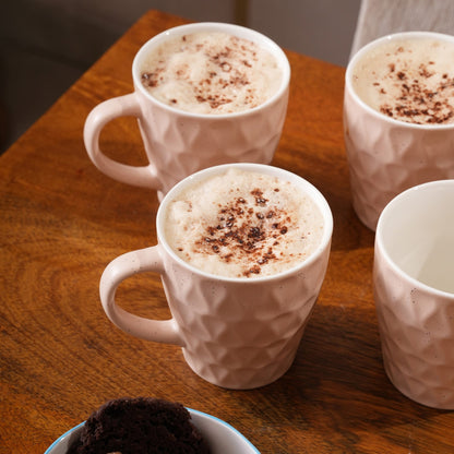 Honeycomb Speckled Ceramic Mug Set