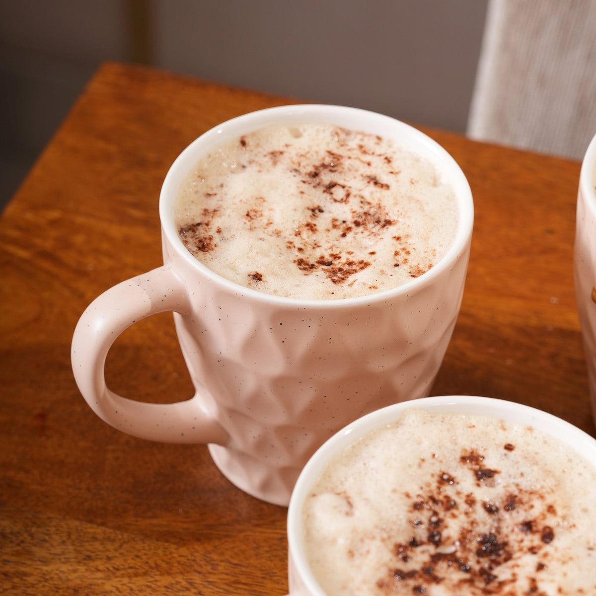 Honeycomb Speckled Ceramic Mug Set