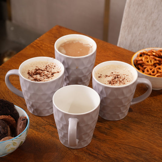 Honeycomb Speckled Ceramic Mug Set