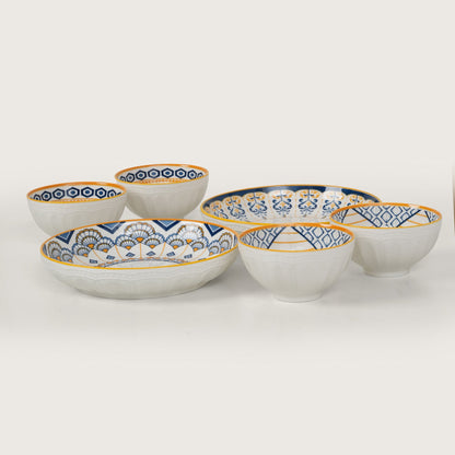 Mosaic Ceramic Dinnerware & Bowl Set