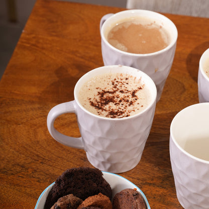 Honeycomb Speckled Ceramic Mug Set