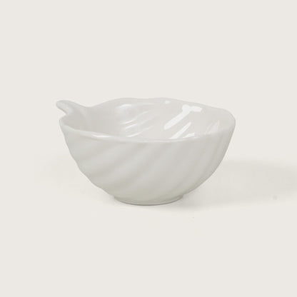 Leaf Dessert Bowls with Spoons