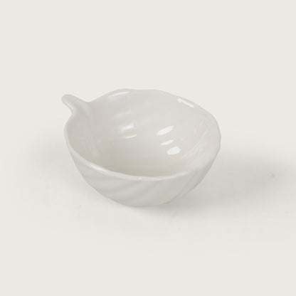 Leaf Dessert Bowls with Spoons