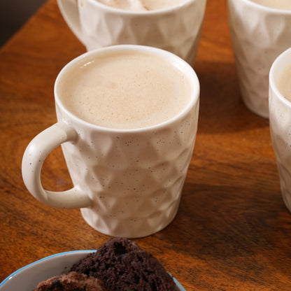 Honeycomb Speckled Ceramic Mug Set