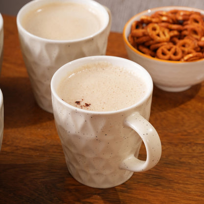 Honeycomb Speckled Ceramic Mug Set