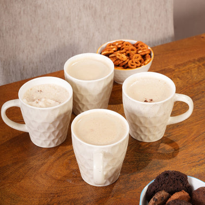 Honeycomb Speckled Ceramic Mug Set
