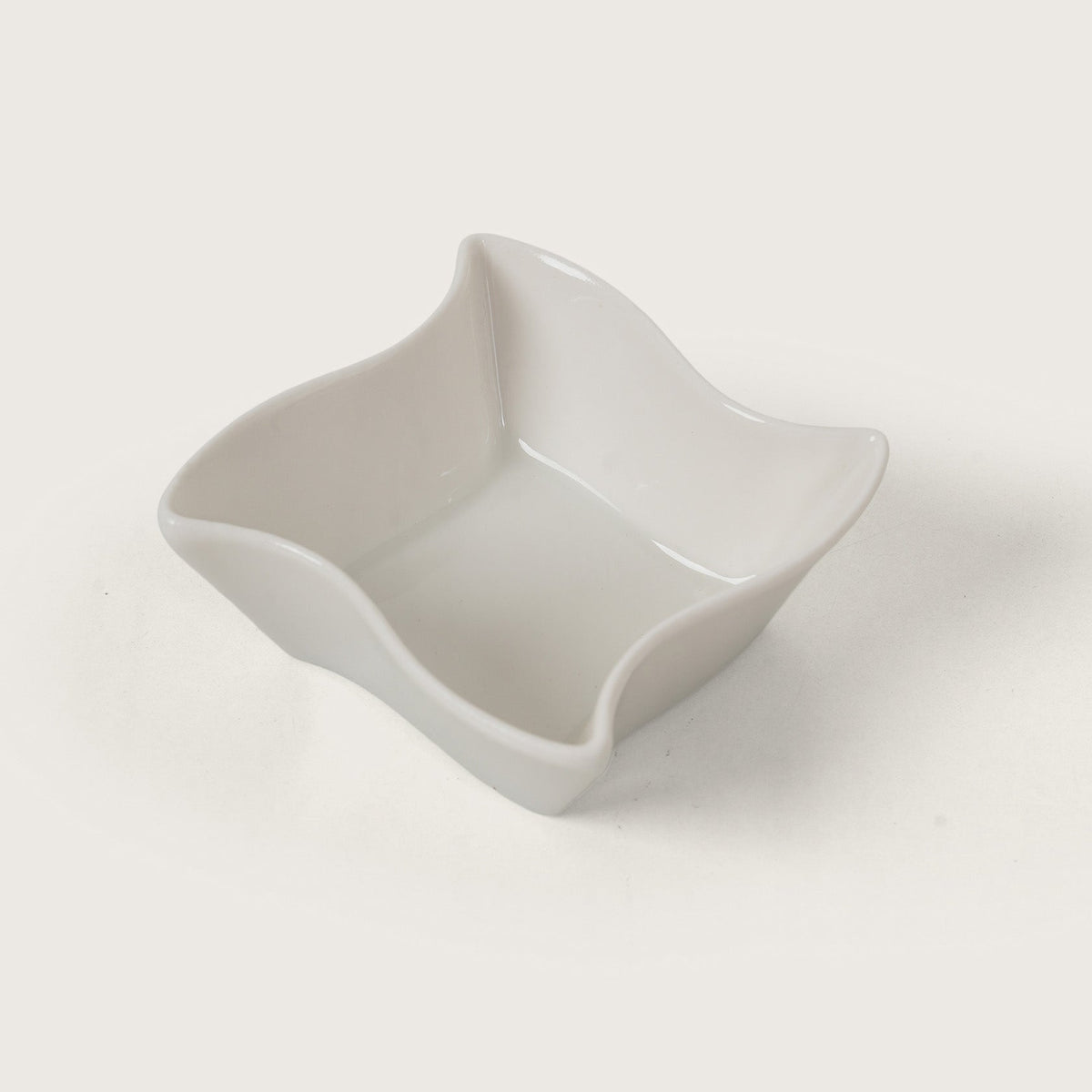Wavy Ceramic Dip Bowls | 3-Piece Set