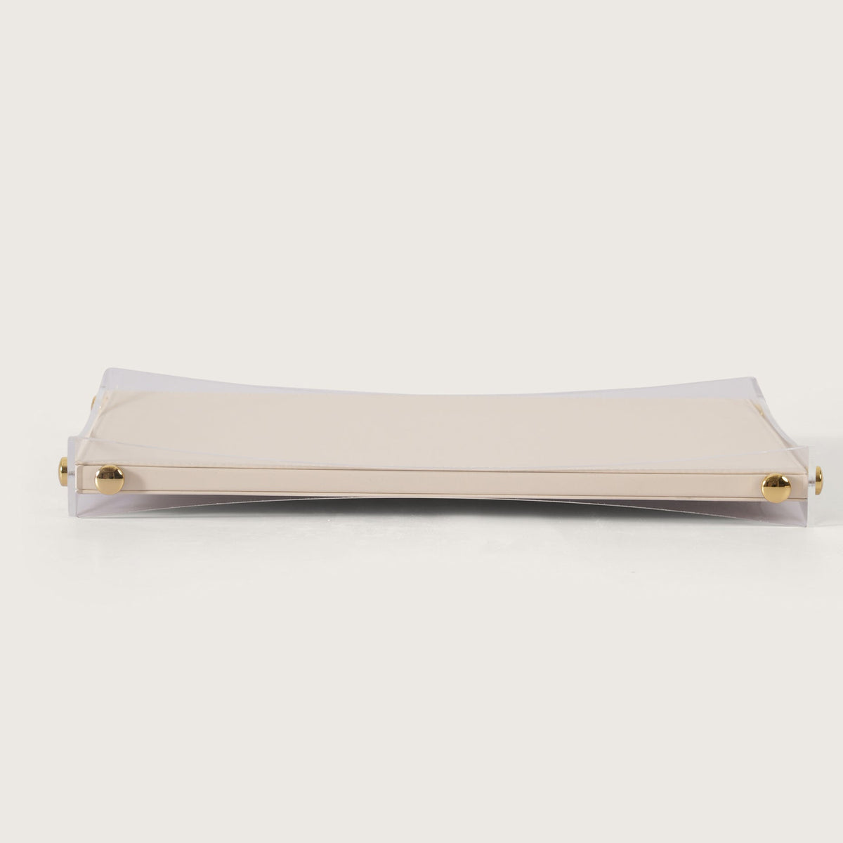 Premium White & Gold Organiser Tray - Large