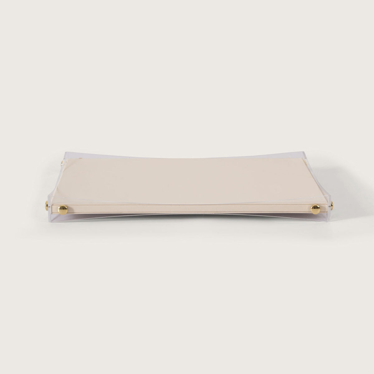 Premium White & Gold Organiser Tray - Large