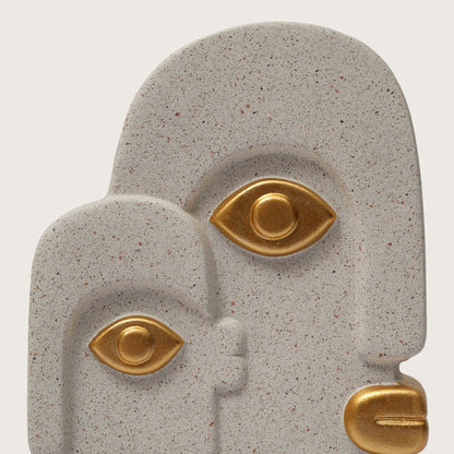Dual Face Ceramic Vase