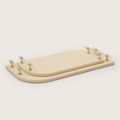 Golden Hour Tray with Handles - Medium