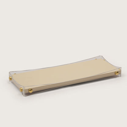 Curved Desk Organizer Tray - Medium