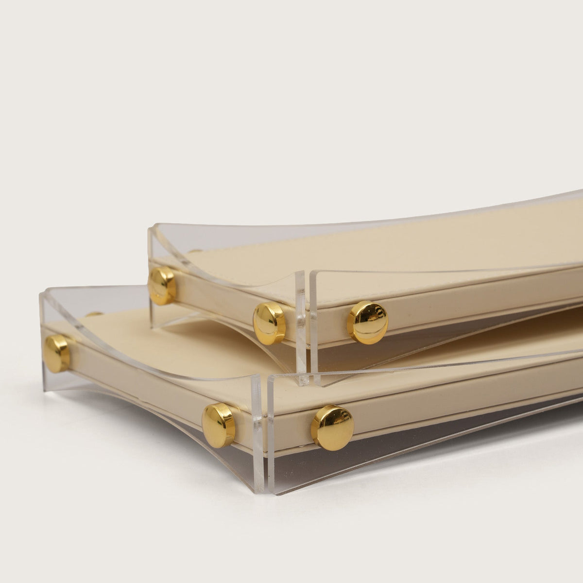 Curved Desk Organizer Tray - Large