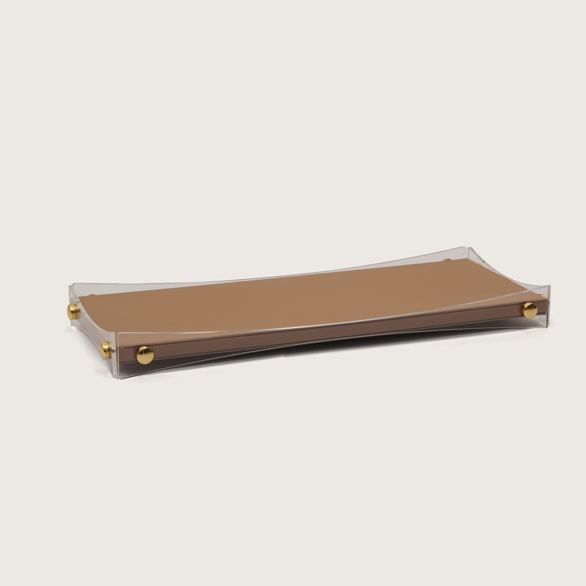 Curved Desk Organizer Tray - Large