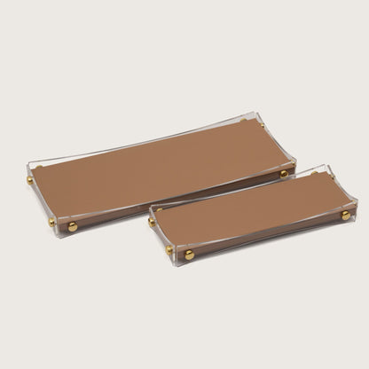 Curved Desk Organizer Tray - Large