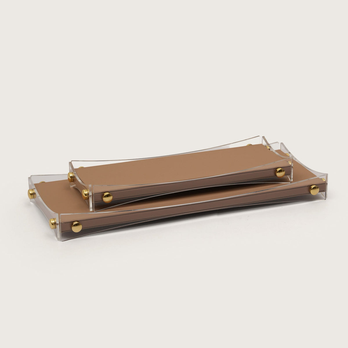 Curved Desk Organizer Tray - Large