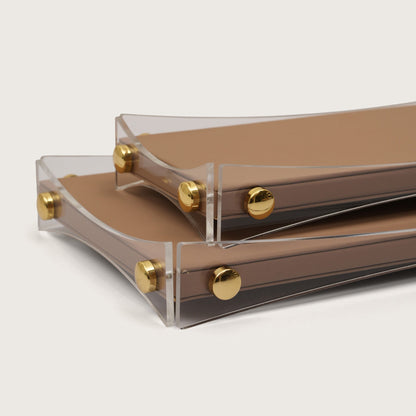 Golden Hour Tray with Handles - Medium