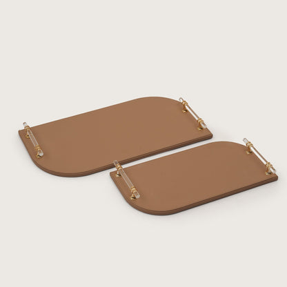 Golden Hour Tray with Handles - Medium