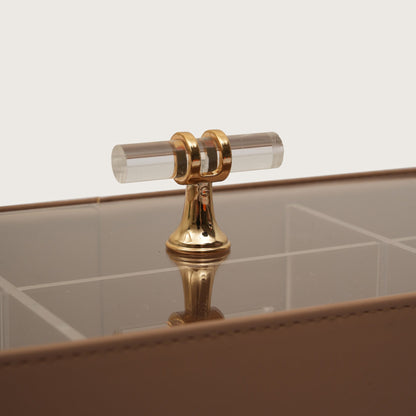 Lux Multicompartment Organizer Brown