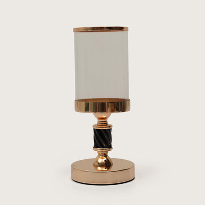 Spindle Candle Holder With Fluted Accent - Medium
