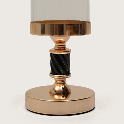 Spindle Candle Holder With Fluted Accent - Medium